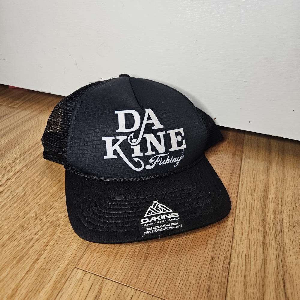 Dakine Black Fishing Trucker Hat